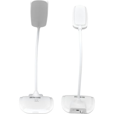 Lampe de table LED pliable et protectrice pour les yeux, lampe de lecture de nuit rechargeable par USB, lampe idéale pour une chambre à coucher. (1/5)