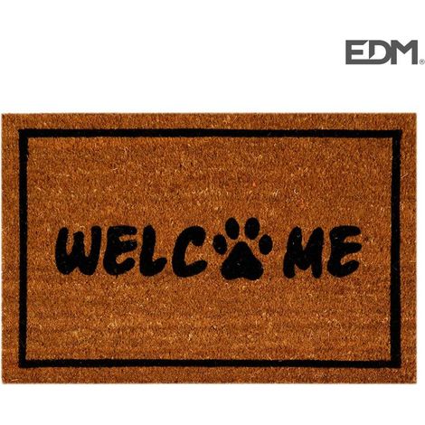 Fußmatte edm Kokosfaser braun 60x40 cm
