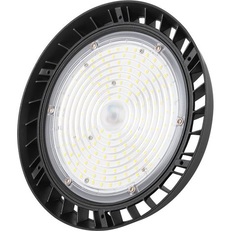 LED High Bay 100W ( 72W-96W-120W ) 18000Lm Driver Lifud à intensité variable 1-10V Puce Philips CW 6000ºK 90º [1916-NS-HB100W-S-