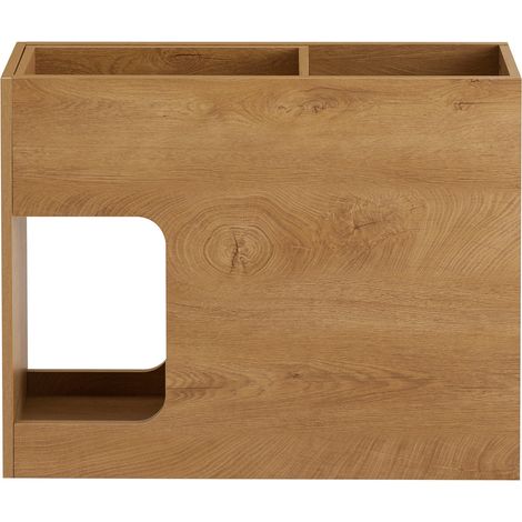 SoBuy Comodino con cassetto e vassoio Tavolino divano Tavolino stretto da soggiorno Naturale 25x70x55 cm cm FBT158-N (1/5)