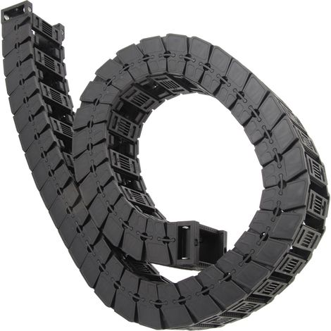 Chaîne porte-câbles Silent Series amovible, porte-câbles en nylon, câble de remorquage de pont S25 x 50, 1 mètre (1/5)