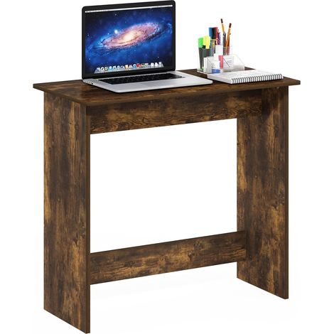 Bureau D'Ordinateur pour Petits Jeux Vidéo, Idéal pour La Maison, La Chambre, Le Bureau Ou La Résidence Étudiante, Couleur Pin Ambré. (1/5)