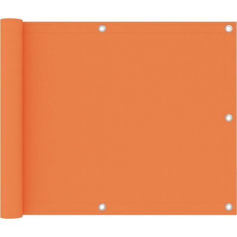Balcony Screen Orange 75x500 cm Oxford Fabric vidaXL