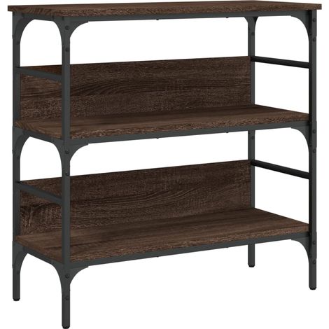 Maison Exclusive - Table console chêne marron 75x32x75 cm bois d'ingénierie