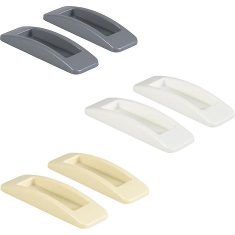 Poignées adhésives pour portes et fenêtres coulissantes - Lot de 6 (1/5)