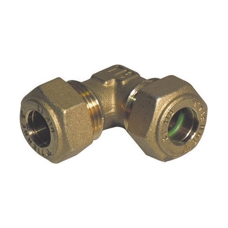 GOMITO A 90  ° DOPPIO  O-RING  TIEMME GAS- 22- TIEMM- pezzi 1