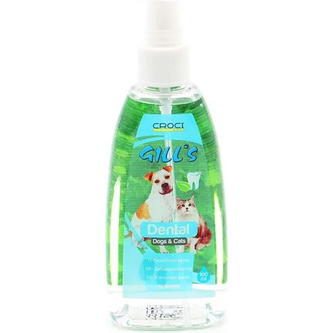 Set 6 pezzi Gill'S Dental 100 ml dentifricio spray per cani e gatti (1/2)