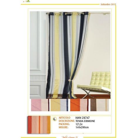 Tenda Arredamento per interni ermione 140 x 280 cm Vari Colori