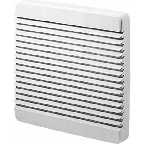 Helios GVK 200 Volet de surpression automatique pour insufflation et extraction avec grille pare-pluie, blanc alpin, DN 200, 00370 (1/2)