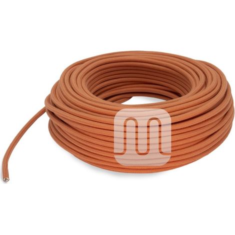 CAVO ELETTRICO TESSILE TONDO - SALMONE TO440 3MT MERLOTTI