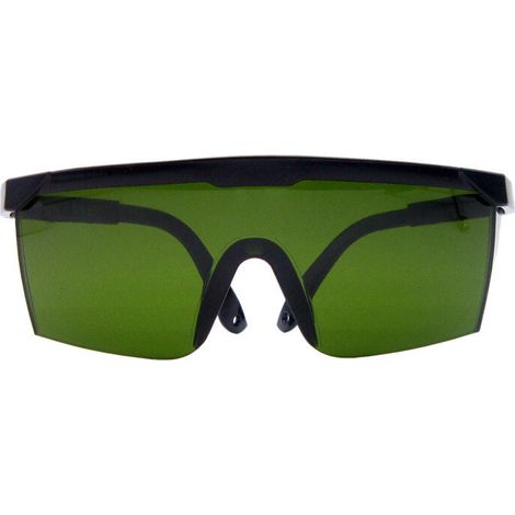 Lunettes de sécurité monobloc, lunettes laser gravées au laser Lunettes de sécurité Lunettes de sécurité pour étui à lunettes, Vert (1/2)