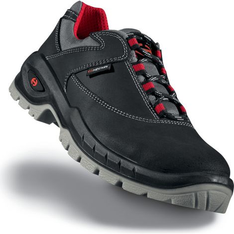 Heckel Zapatos de seguridad bajos negro y gris confort (1/3)