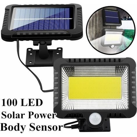 Solar-Induktionslampe – LED – Schwarz – Bewegungsmelder – Solarbetrieben – Garten (1/4)