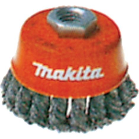 Spazzola a tazza Makita 100 mm - 0,5 mm - numero di ciuffi 26 - M14