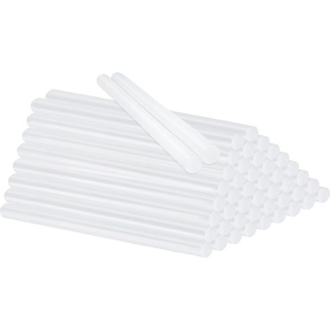 46 Pièces Baton de Colle Chaude, Colle Chaude Transparent Universels, Baton de Colle pour Pistolet, Séchage Rapide, Adhésifs Super Collants, pour Bricolage, Artisanat, Réparations(11x200mm) (1/5)