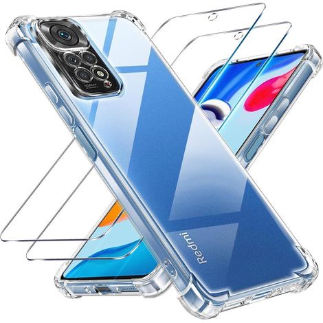 Coque transparente 3 en 1 et protection écran pour Xiaomi Redmi Note 11 / 11S 4G (1/5)