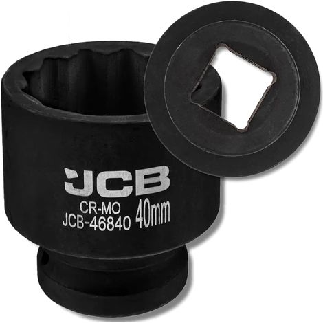 JCB Schlagschrauber-Steckschlüssel 3/4" 40 mm 12-Kant Cr-Mo