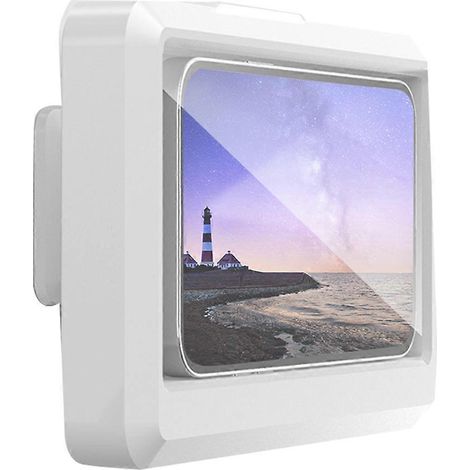 Wasserdichter und berührungsempfindlicher Handyhalter für Badezimmer, Wandhalterung für Küche und Toilette, Smartphone-Aufbewahrungsbox. (1/5)