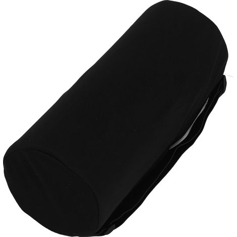 Coussin lombaire cylindrique multifonctionnel en mousse à mémoire de forme avec sangle ajustable, noir (1/5)