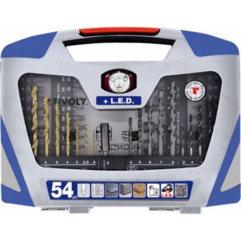 Mallette Tivoly T54 Led Perçage Et Vissage Avec Led Intégrée - Tivoly (1/2)
