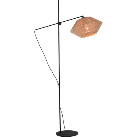 Lampe de pied réglable Bicono avec un bonnet en corde Ø35cm - 1313-05-35 (1/3)