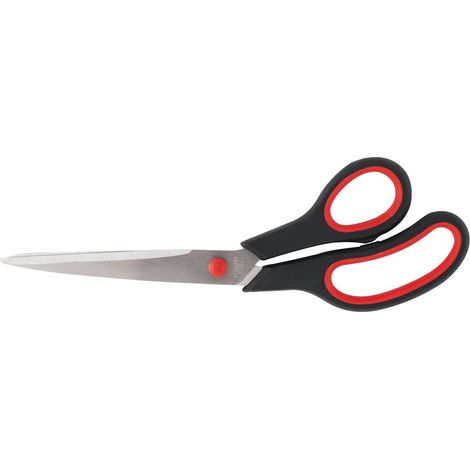 Tijeras D.rect SG-250 de 250 mm con mango de goma, 12 unidades. (1/5)