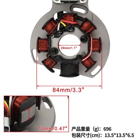 Zündspulenstator passend für KTM 125 200 250 2k-3 SX EXC XC 54839204000 (1/4)
