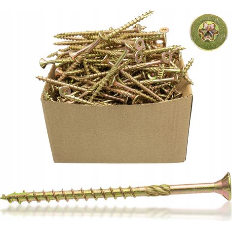 Vis à bois TORX 5x70 à tête fraisée (250 pièces) (1/5)