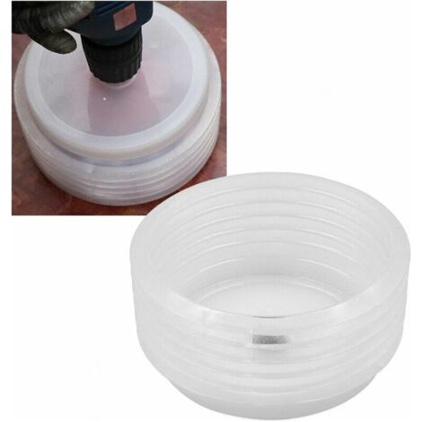 QORVA-Anti-poussière Pour Perceuse, Collecteur De Marteau électrique, Accessoires Scie Cloche, Collecteur Poussière Perceuse D'étanchéité Pour Outil électrique Pour Scies Cloche Bimétal/verre