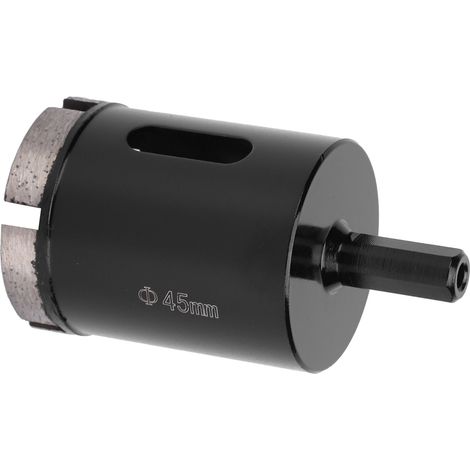 Foret trépan diamant 45mm pour carrelage céramique marbre, ouvreur de trou fritté, outil de perçage sur établi (1/5)