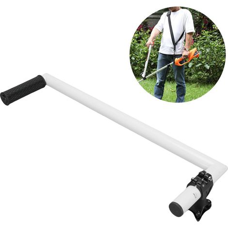 Poignée de tondeuse améliorée avec protection dorsale étendue. Poignée ergonomique adaptée à l'entretien des pelouses, à l'aménagement paysager et à la tonte des jardins. (1/5)