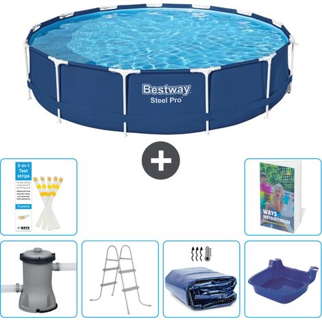 Bestway Steel Pro Rund - 396x84 cm - 7-teilig S318