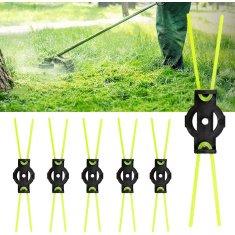 Lot de 50 lames universelles pour tondeuse à gazon, brosses de désherbage, accessoires pour tondeuse à gazon, entretien de pelouse (1/5)