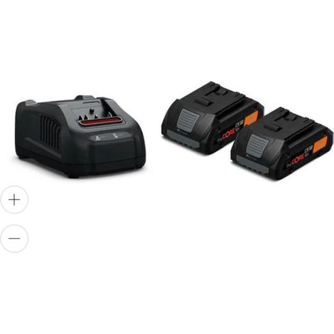 Set de start ProCORE 18 V 4.0 Ah AS2 ProCORE lithium-ion de avec éléments Highpower et chargeur rapide GAL 1880 hp.
