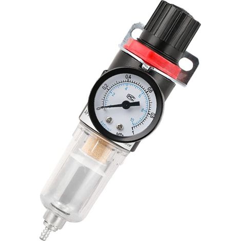 Herramienta separadora de agua y aceite para aire comprimido, filtro de aire, trampa, reductor de presión con manómetro, regulador neumático, lubricador para herramientas de filtro de compresor de air (1/5)