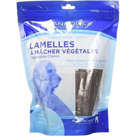 FRANCODEX Dental Medium - bandes anti-tartre pour chiens - 15 pcs. (1/4)