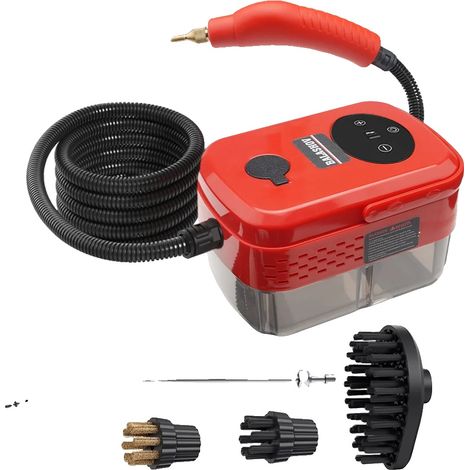 Nettoyeur à vapeur, haute pression, design portable, Rouge, 220 V (1/2)