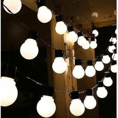 Guirlande lumineuse LED de 5 m, 10 m ou 15 m pour extérieur, jardin, mariage, style industriel (1/5)