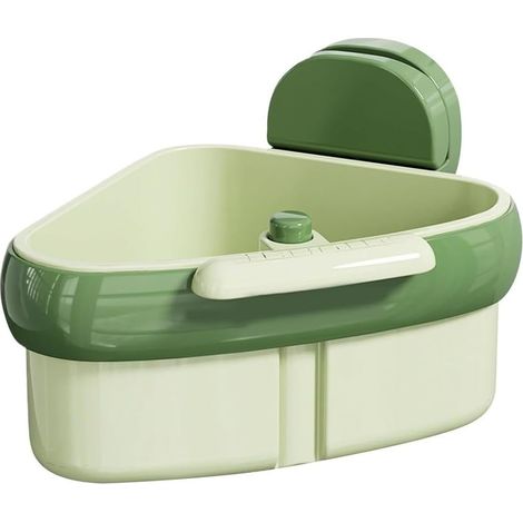1 Crépine D'évier, Triangle, ABS, Vidage Automatique, Accessoire Cuisine, Rangement Éponge