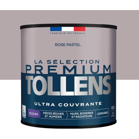 Tollens - Peinture intérieure couleurs - La Sélection Premium Velours - Ultra Couvrante - Rose Pastel 0,5 L - 6m²