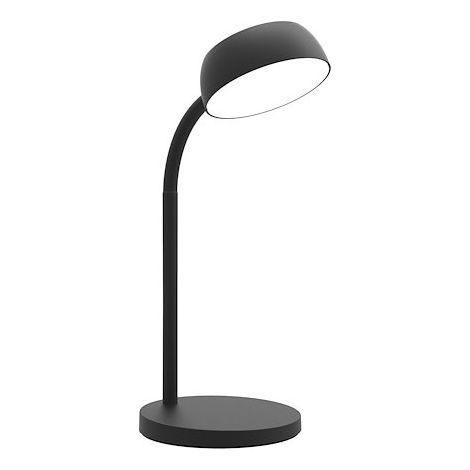 Lampe de bureau Led intégrée Tamy Unilux - 6 W - Bras flexible - noir (1/2)