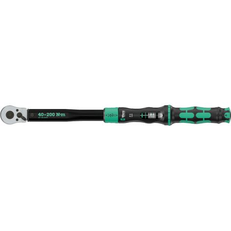 Wera Click-Torque Lock C 3 Drehmomentschlüssel, einstellbar, Umschaltknarre