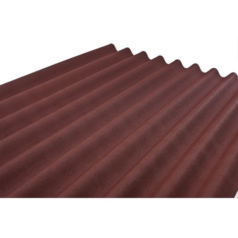 Onduline Classic Bitumen Roof Sheet Red 2m x 950mm x 3mm