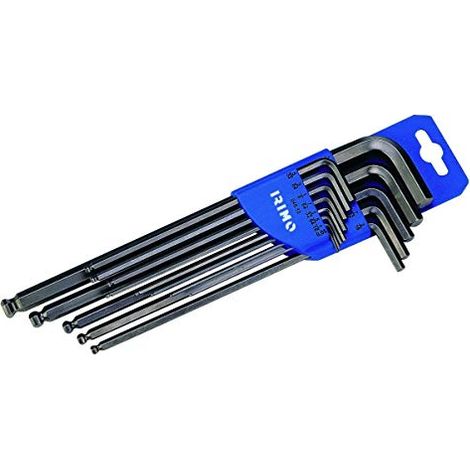 Set chiavi lunghe irimo acciaio cromo vanadio argento 13 pezzi