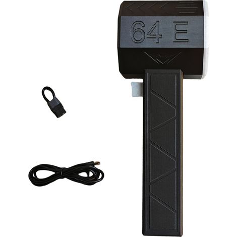 Ventilatore a getto portatile ad alta spinta da 1400 g, potente ventilatore con motore brushless da 64 mm, ventilatore turbo ad alta potenza per condotti, strumento per la pulizia della tastiera. (1/5)