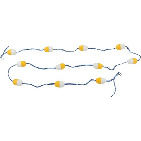 Ligne de voie flottante 5M 7CM, corde de séparation de sécurité pour piscine réutilisée en PVC pour l'intérieur
