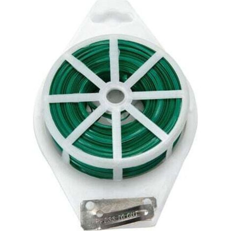 [NON UTILIZZATO] Fili di fissaggio per piante rampicanti da 100 m - Filo metallico multiuso verde per innesto di piante