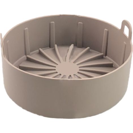 Pot en silicone pour friteuse à air chaud - Accessoires pour friteuses à air chaud et fours compatibles avec les aliments Remplacement du papier sulfurisé inflammable