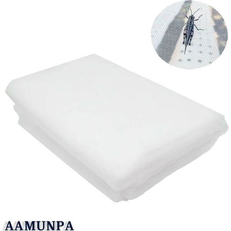 Insektennetz – Feinmaschenweite 0,04 x 0,04 Zoll – 3 x 6 m – UV-stabilisiertes PE – Für Gemüsegarten, Obst und Gemüse – 1 Stück (1/5)