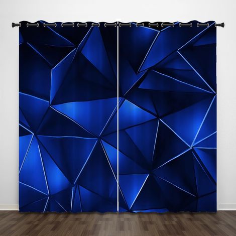 Rideaux Occultants Gaming pour Chambres Ado Garçon, Imprimés 3D Lavable en Machine, Idéal pour Les Enfants, Les Gamers, dans Leurs Chambres Et Salons (75x166cm (2 Panneaux),Couleur 4) - 75L X 166H cm (1/5)